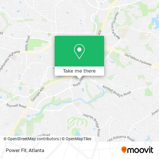 Power Fit map