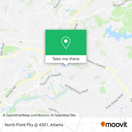 Mapa de North Point Pky @ 4501