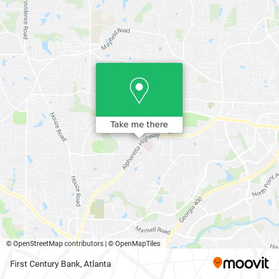 Mapa de First Century Bank
