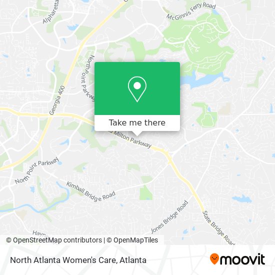 Mapa de North Atlanta Women's Care