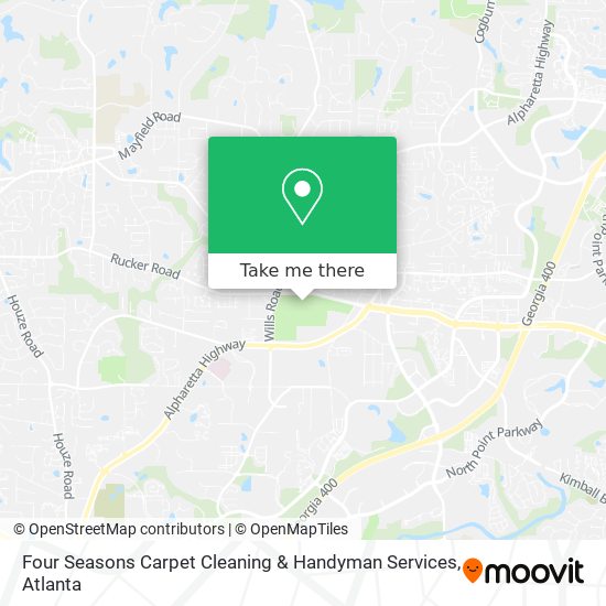 Mapa de Four Seasons Carpet Cleaning & Handyman Services
