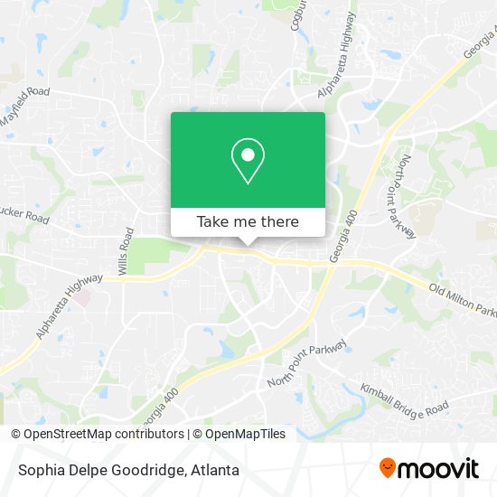 Mapa de Sophia Delpe Goodridge