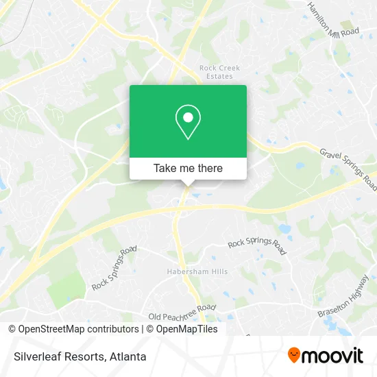 Silverleaf Resorts map