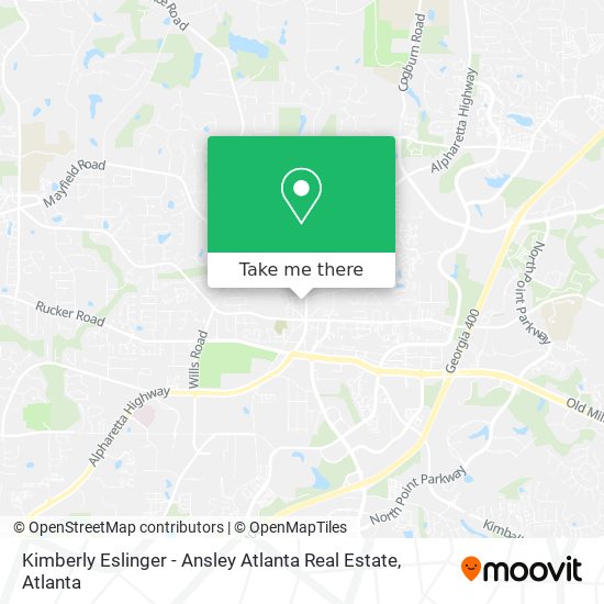 Mapa de Kimberly Eslinger - Ansley Atlanta Real Estate