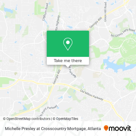 Mapa de Michelle Presley at Crosscountry Mortgage