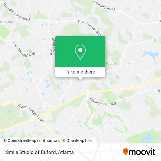 Mapa de Smile Studio of Buford