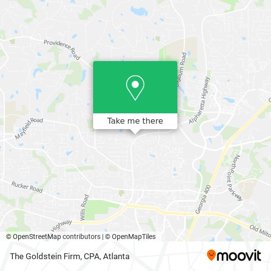 Mapa de The Goldstein Firm, CPA