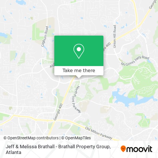 Jeff & Melissa Brathall - Brathall Property Group map