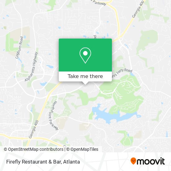 Firefly Restaurant & Bar map