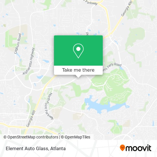 Element Auto Glass map