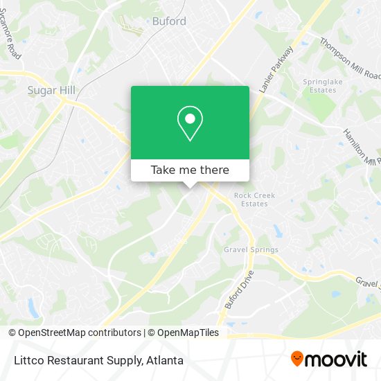 Littco Restaurant Supply map