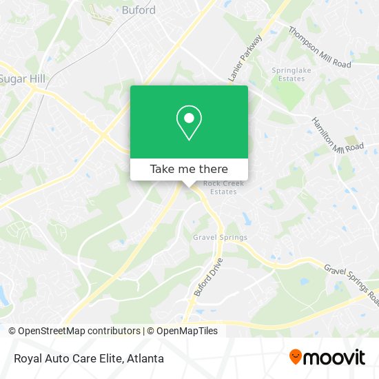 Royal Auto Care Elite map