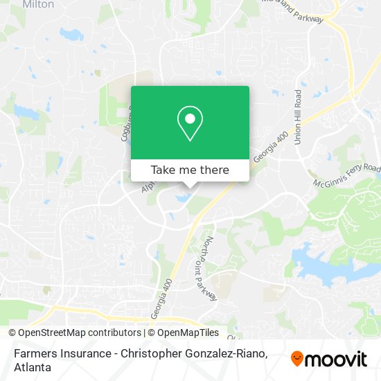 Mapa de Farmers Insurance - Christopher Gonzalez-Riano