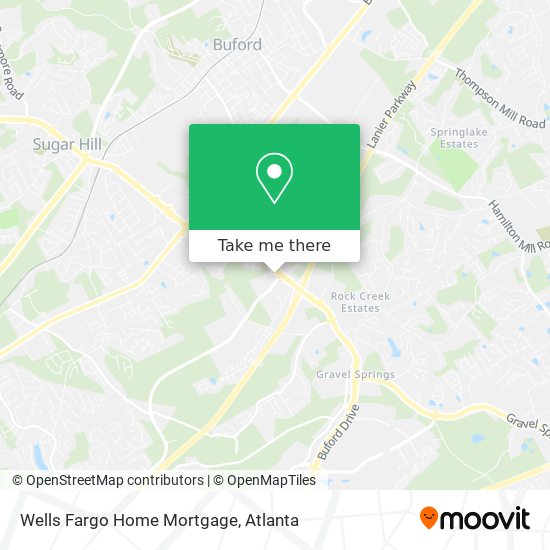 Wells Fargo Home Mortgage map