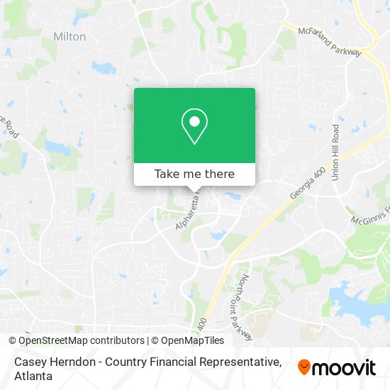 Mapa de Casey Herndon - Country Financial Representative