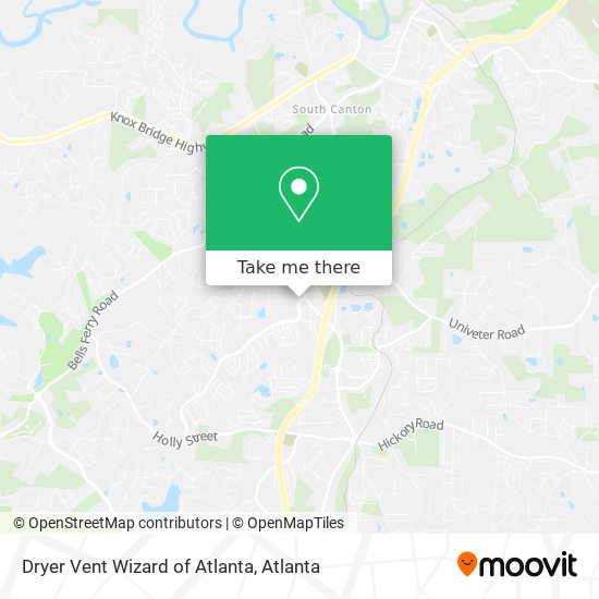 Mapa de Dryer Vent Wizard of Atlanta