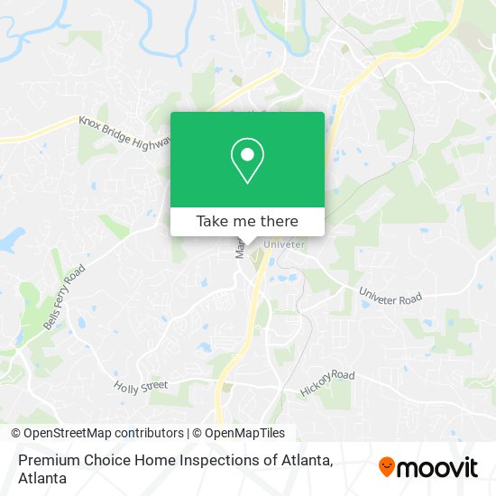 Premium Choice Home Inspections of Atlanta map