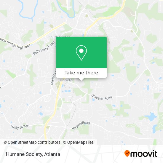 Humane Society map