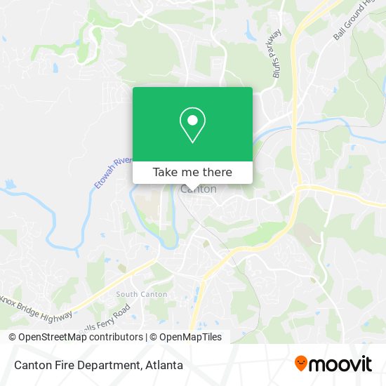 Canton Fire Department map