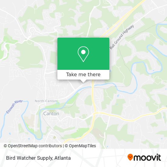 Bird Watcher Supply map