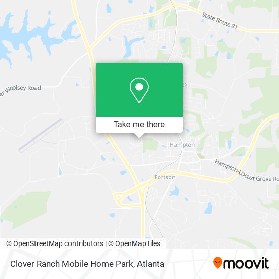 Mapa de Clover Ranch Mobile Home Park