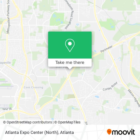 Mapa de Atlanta Expo Center (North)