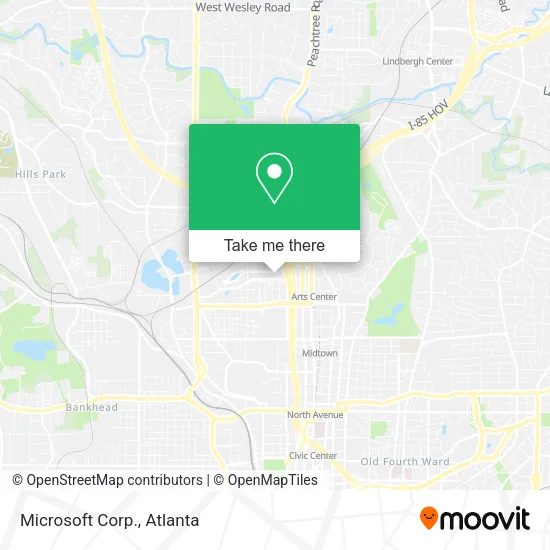 Microsoft Corp. map