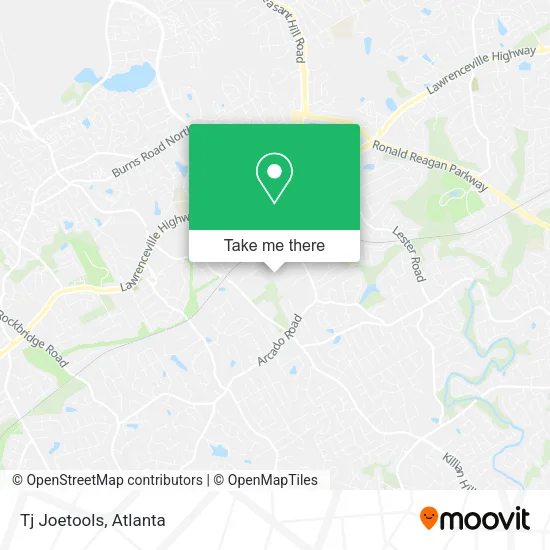 Mapa de Tj Joetools
