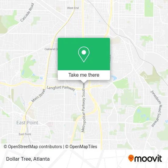 Mapa de Dollar Tree