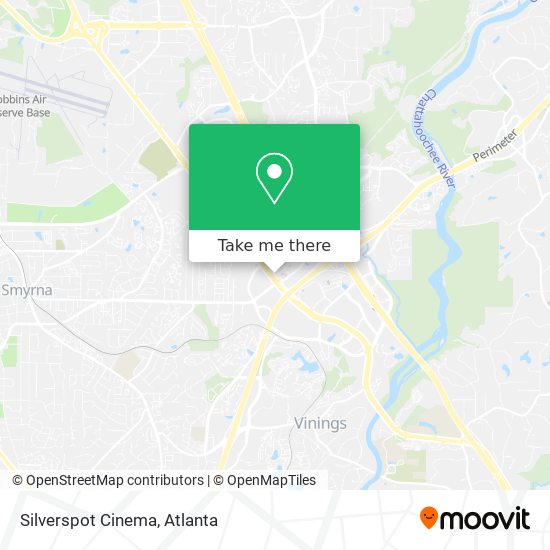 Mapa de Silverspot Cinema