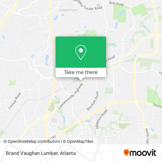 Brand Vaughan Lumber map