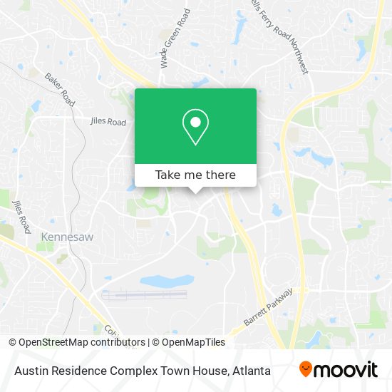 Austin Residence Complex Town House map