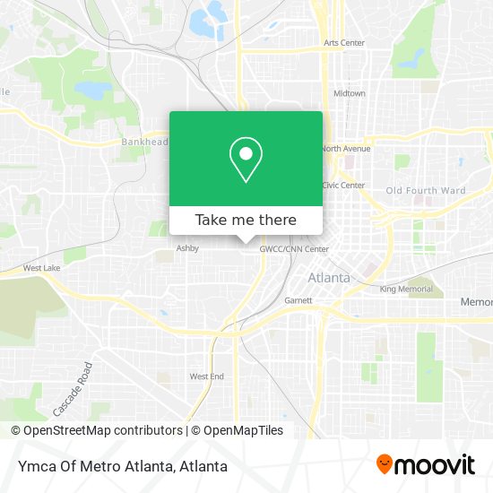 Ymca Of Metro Atlanta map