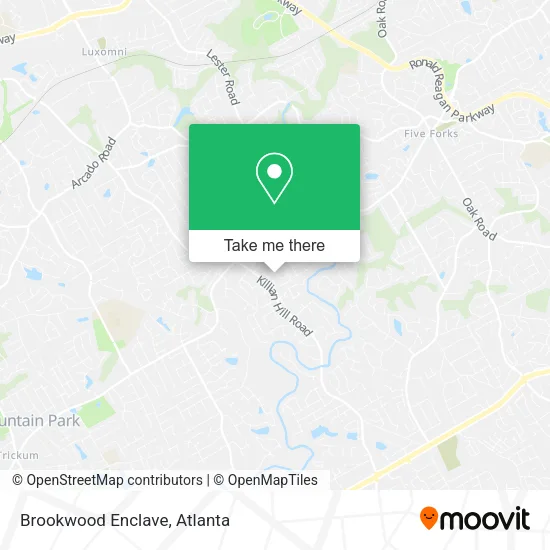 Brookwood Enclave map