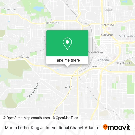 Martin Luther King Jr. International Chapel map