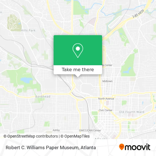 Robert C. Williams Paper Museum map