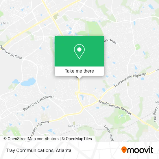 Tray Communications map