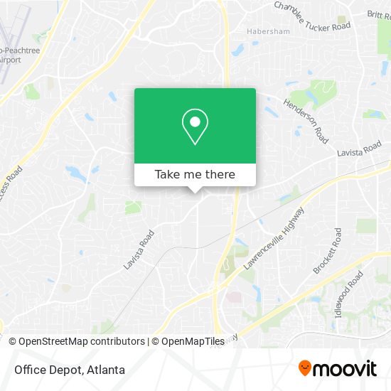 Office Depot map