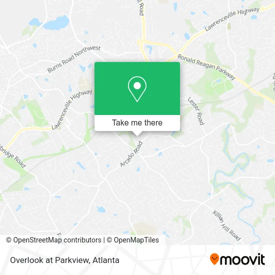 Mapa de Overlook at Parkview