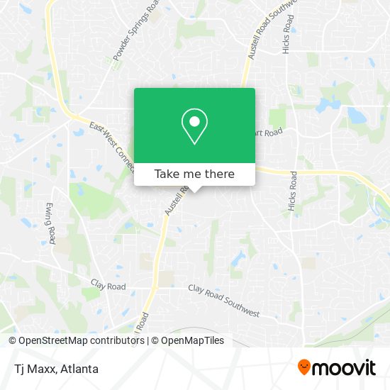 Mapa de Tj Maxx
