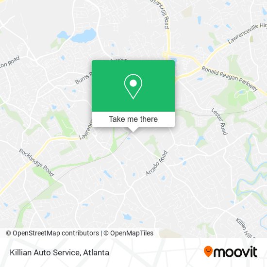 Killian Auto Service map