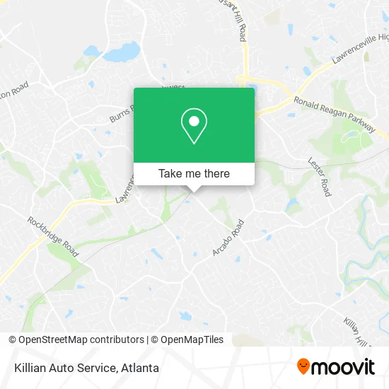 Killian Auto Service map