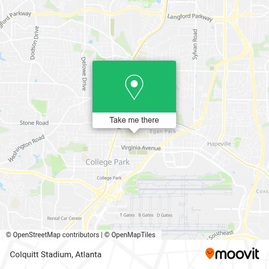 Colquitt Stadium map