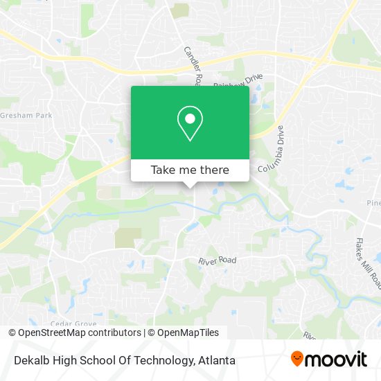 Mapa de Dekalb High School Of Technology