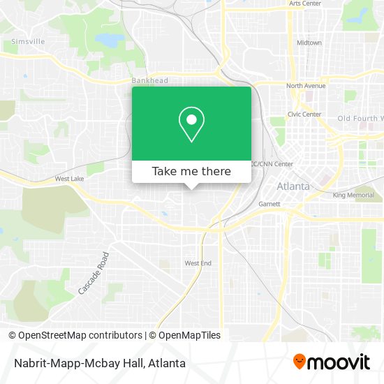 Nabrit-Mapp-Mcbay Hall map