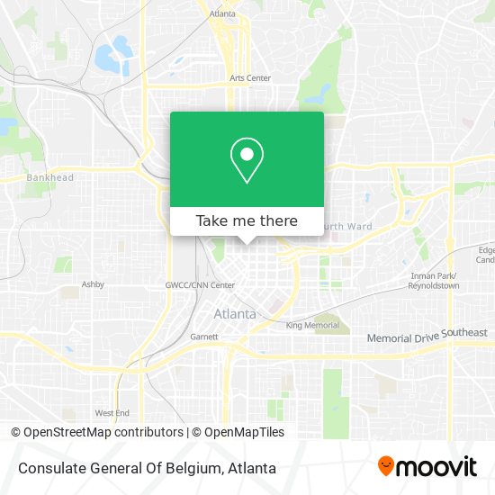 Consulate General Of Belgium map