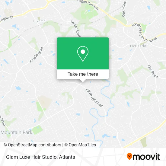 Glam Luxe Hair Studio map