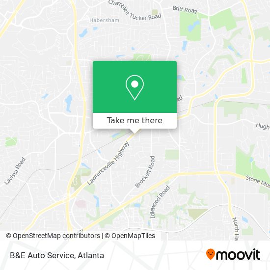 B&E Auto Service map