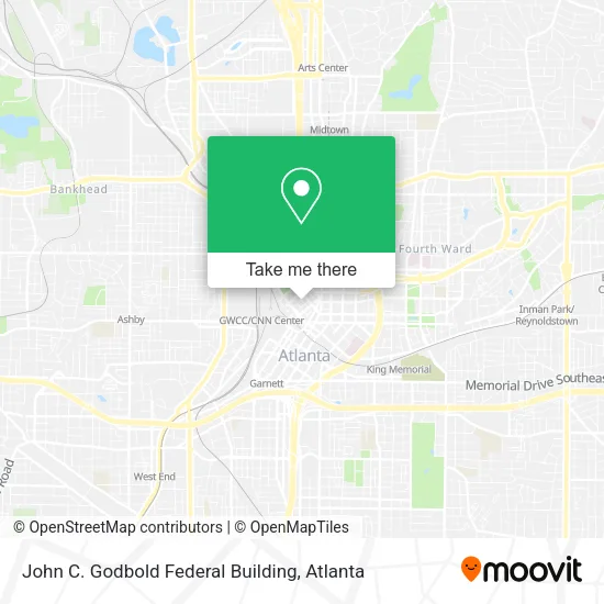 John C. Godbold Federal Building map