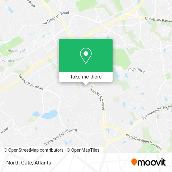 North Gate map